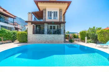 Private family villa in Ovacik with spacious pool